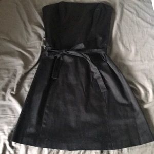 White House Black Market black strapless dress